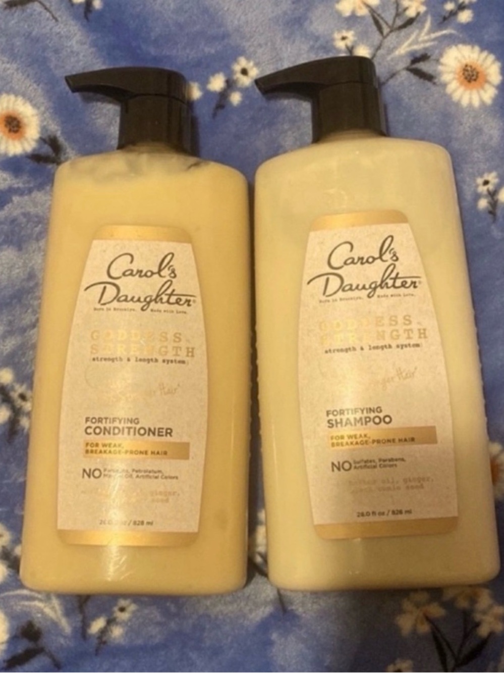Goddess Strength Fortifying Shampoo & Conditioner - Cream